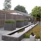 Tuin 3.1 moderne minimalistische tuin met waterelement